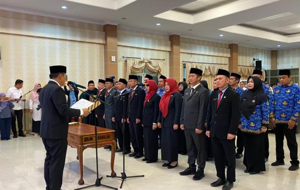 Pelantikan Kepala Dinas Pangan dan Pertanian dan Kepala OPD Lainnya