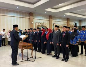Pelantikan Kepala Dinas Pangan dan Pertanian dan Kepala OPD Lainnya